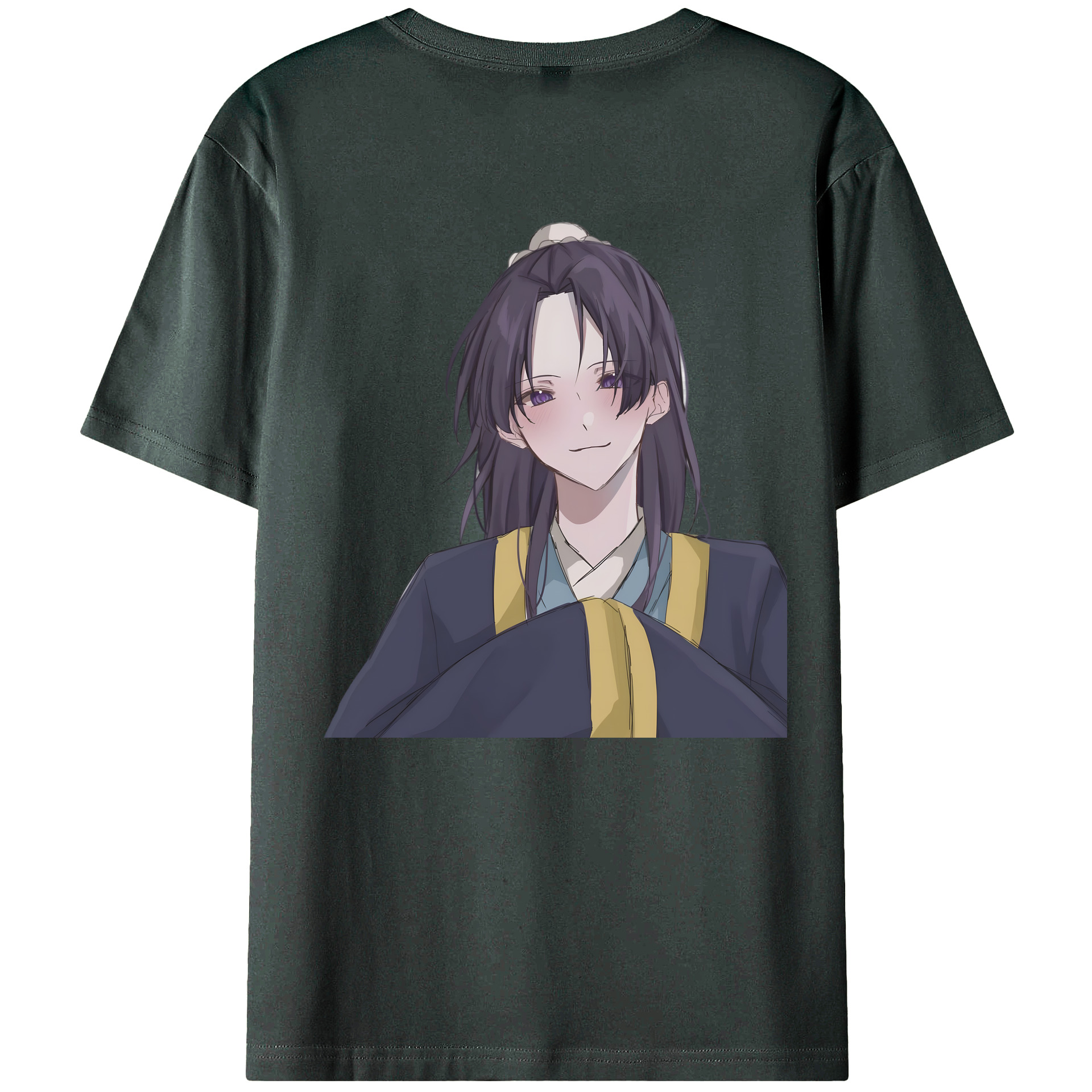 （画像用） 薬屋のひとりごと The Apothecary Diaries 綿100％ メンズ半袖Tシャツ（バックプリント） 通気性